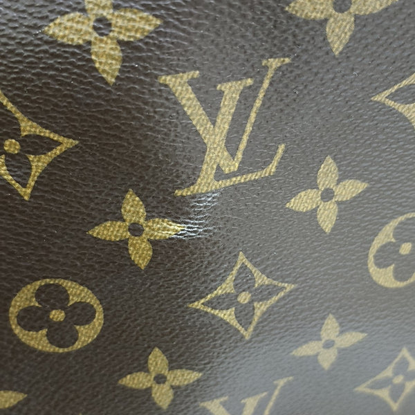 NOÉ MM Monogram Coated Canvas Brown
