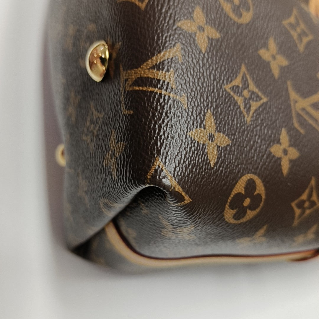 CARRYALL MM Monogram Coated Canvas Brown
