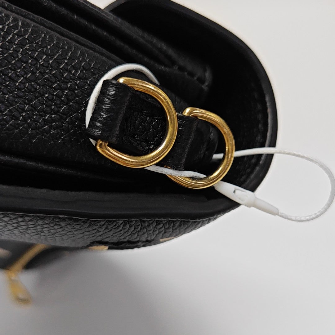 MÉTIS EAST WEST Monogram Calfskin Black