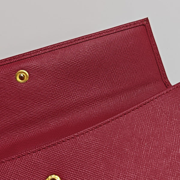 Calfskin Wallet Red