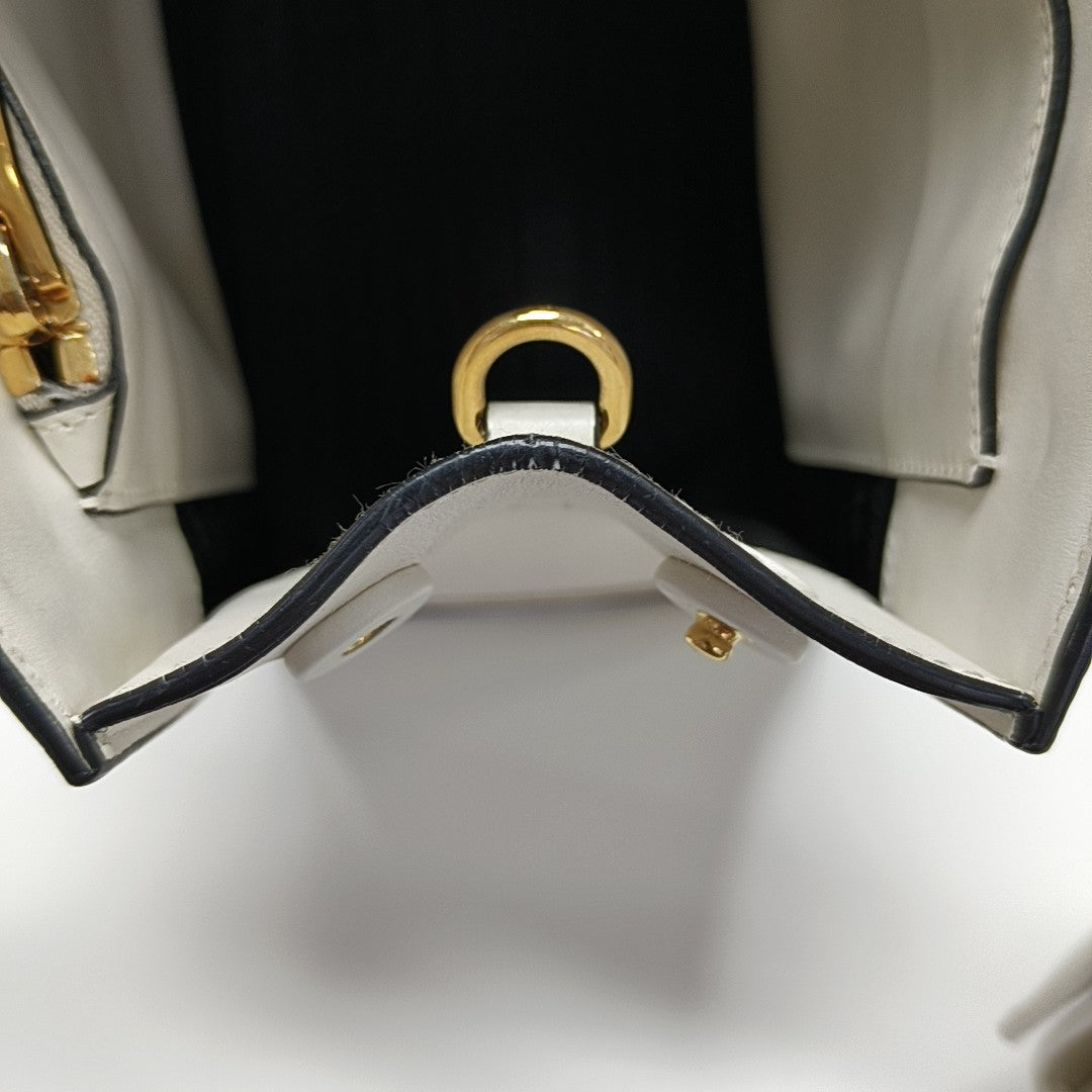Monochrome Saffiano Calfskin White