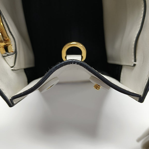 Monochrome Saffiano Calfskin White