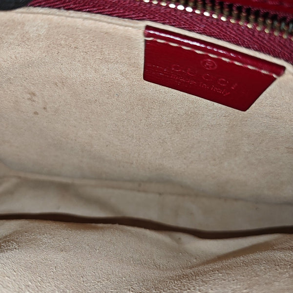 Horsebit 1955 Small Monogram Coated Canvas Beige