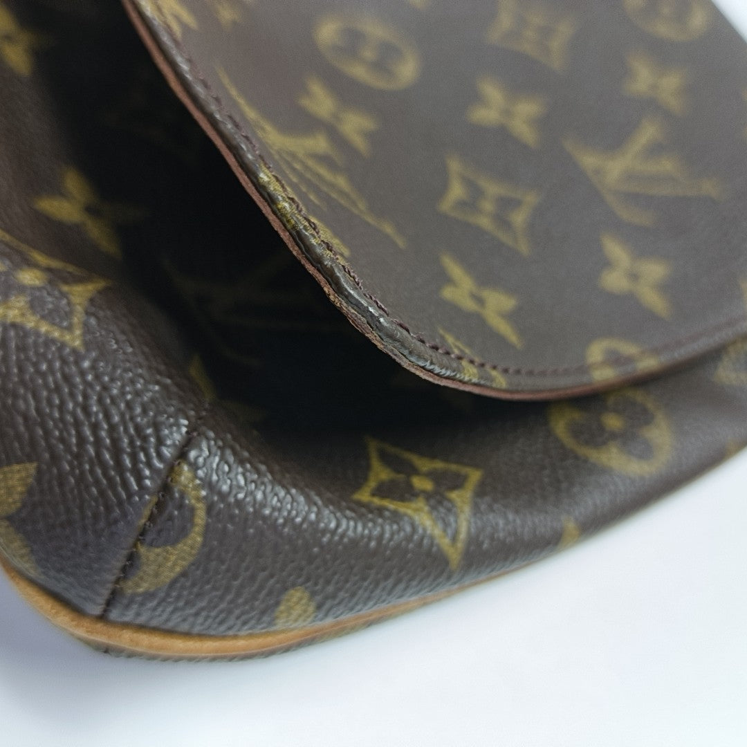 MUSETTE TANGO Monogram Coated Canvas Brown