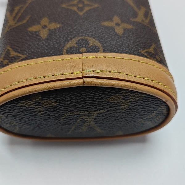 FOLD ME Monogram Coated Canvas Brown