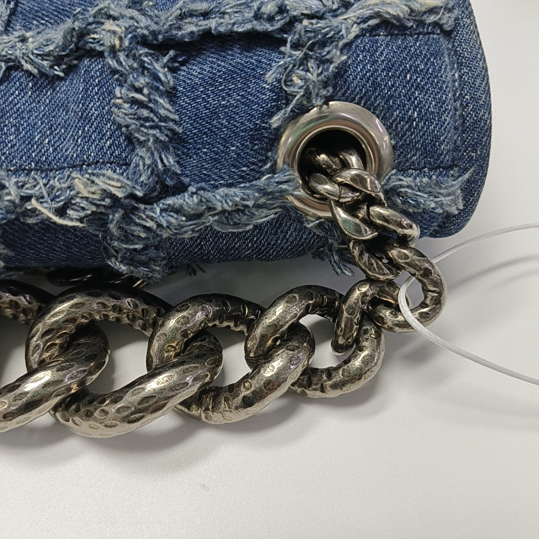 Denim Shoulder Bag Blue