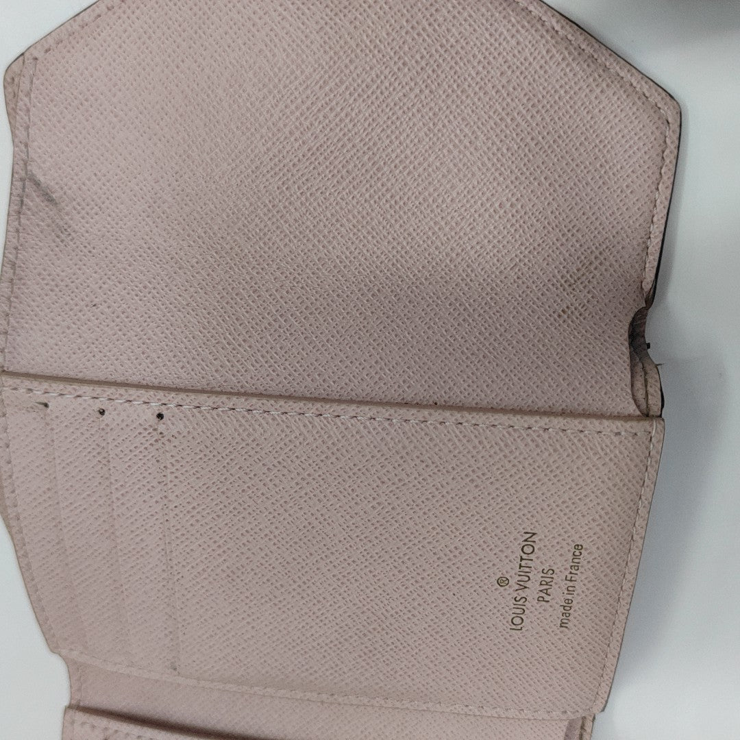 VICTORINE Monogram Coated Canvas Brown Wallet