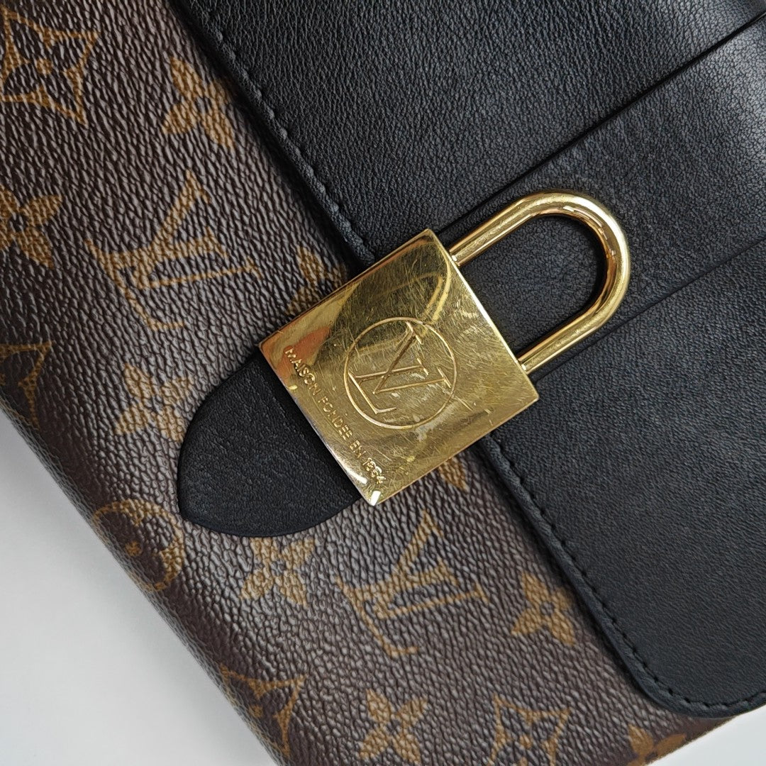 LOCKY BB Monogram Coated Canvas Brown