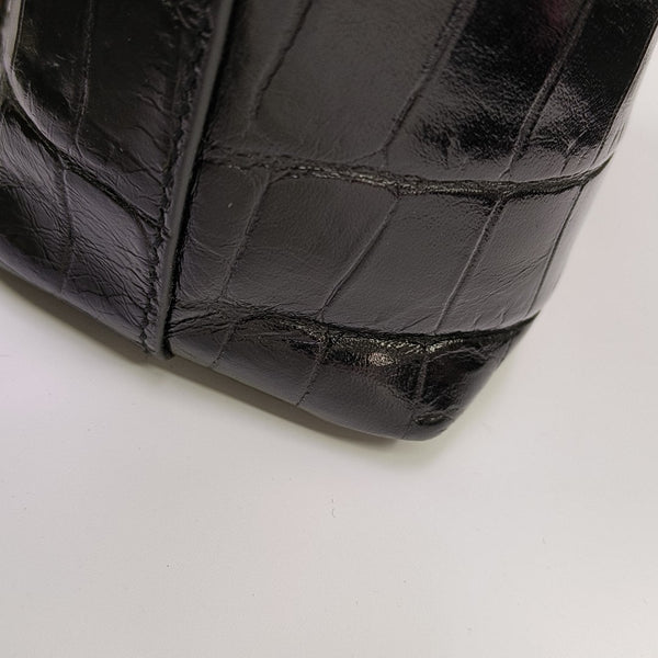 Calfskin Shoulder Bag Black