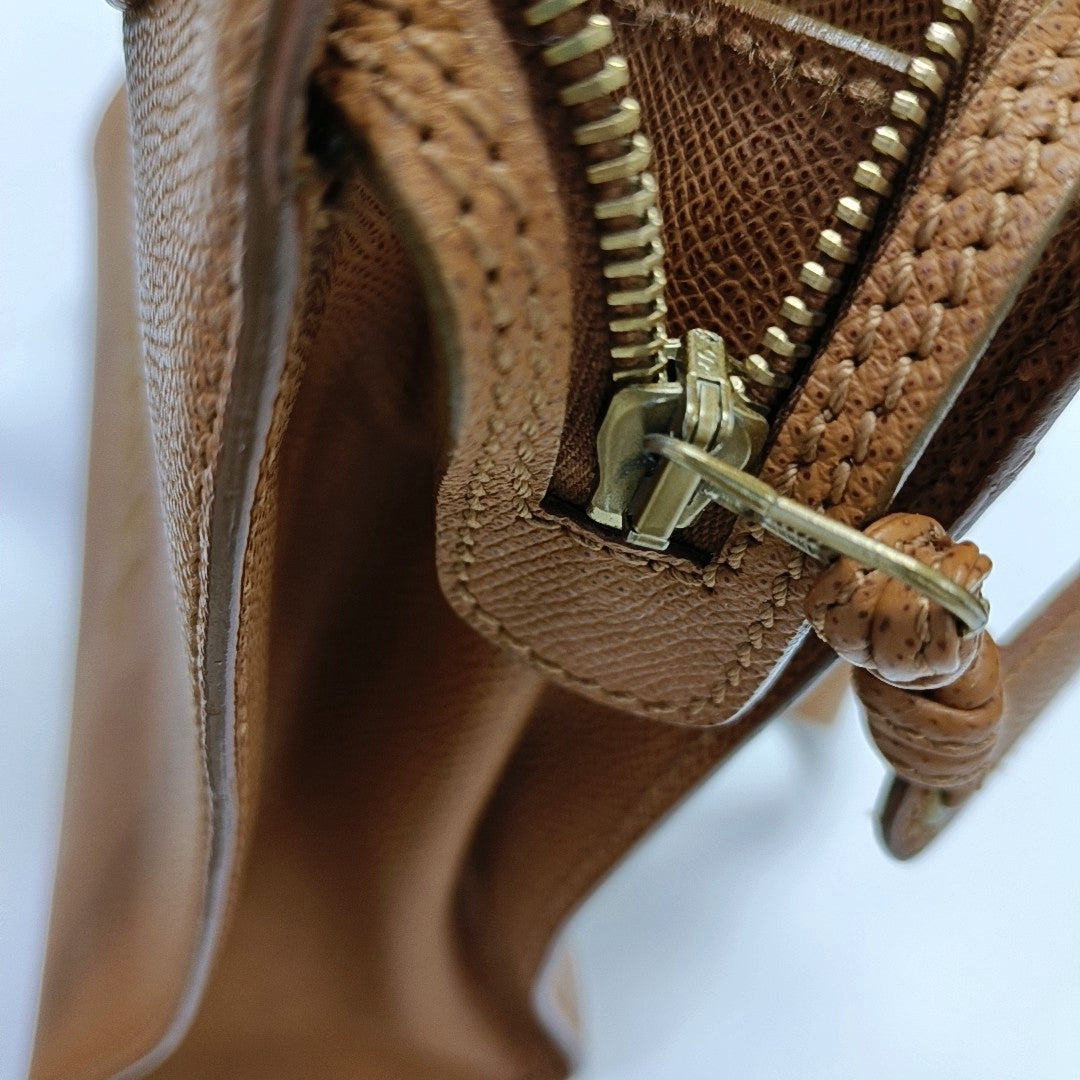 Grained Calfskin Brown