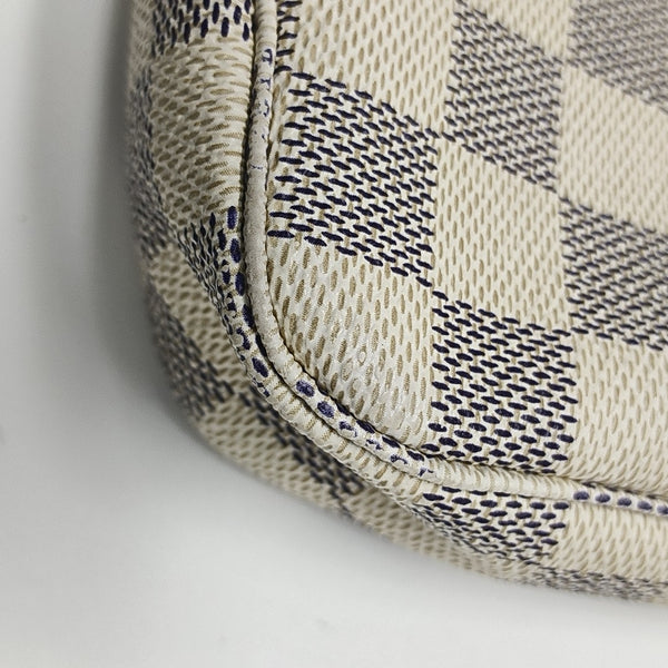 ACCESSOIRES GM Damier Azur Coated Canvas White