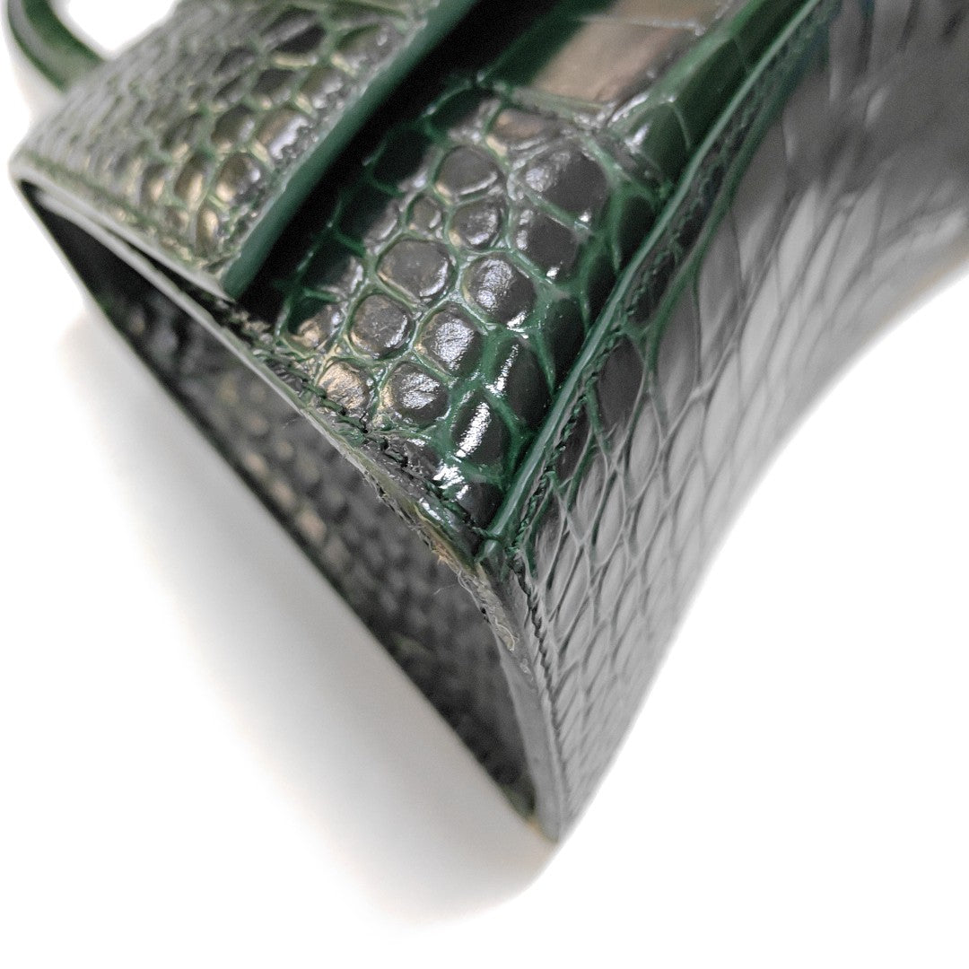 Hourglass S Calfskin Green
