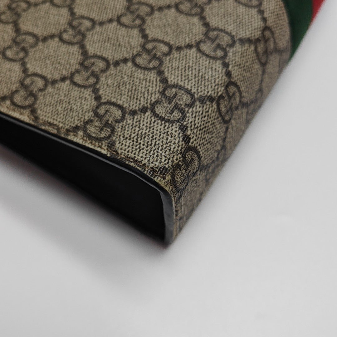 GG Supreme Monogram Coated Canvas Black