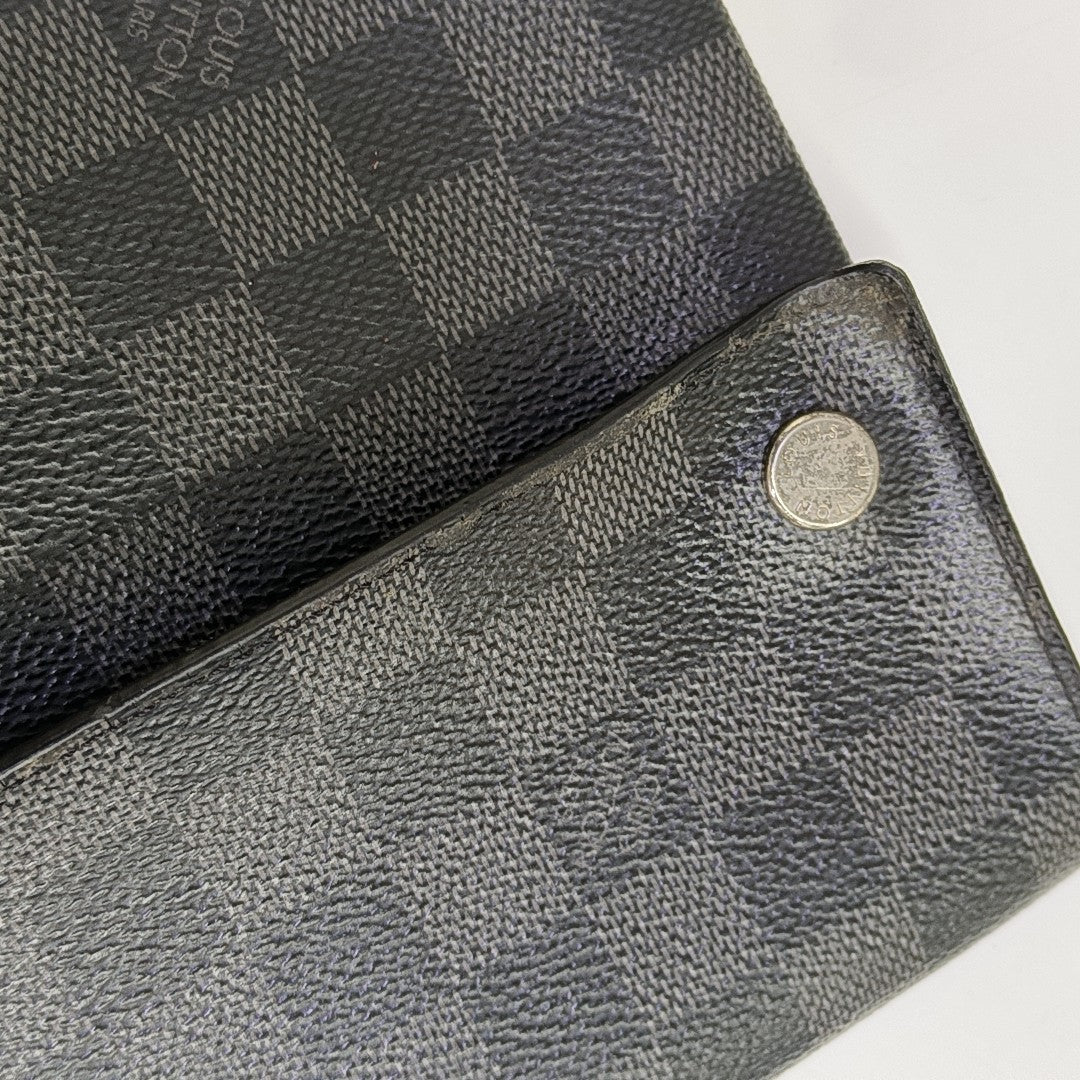 ALPHA Damier Graphite Coated Canvas Gray