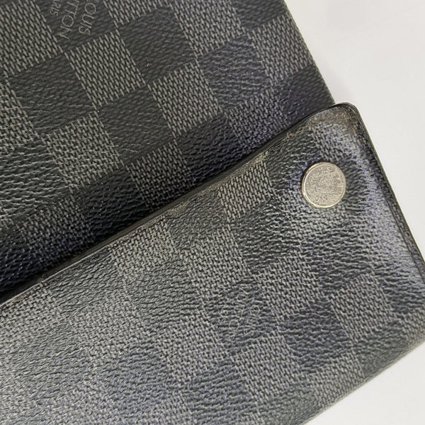 ALPHA Damier Graphite Coated Canvas Gray