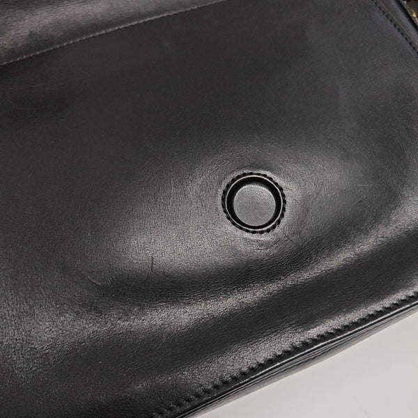 Calfskin Shoulder Bag Black