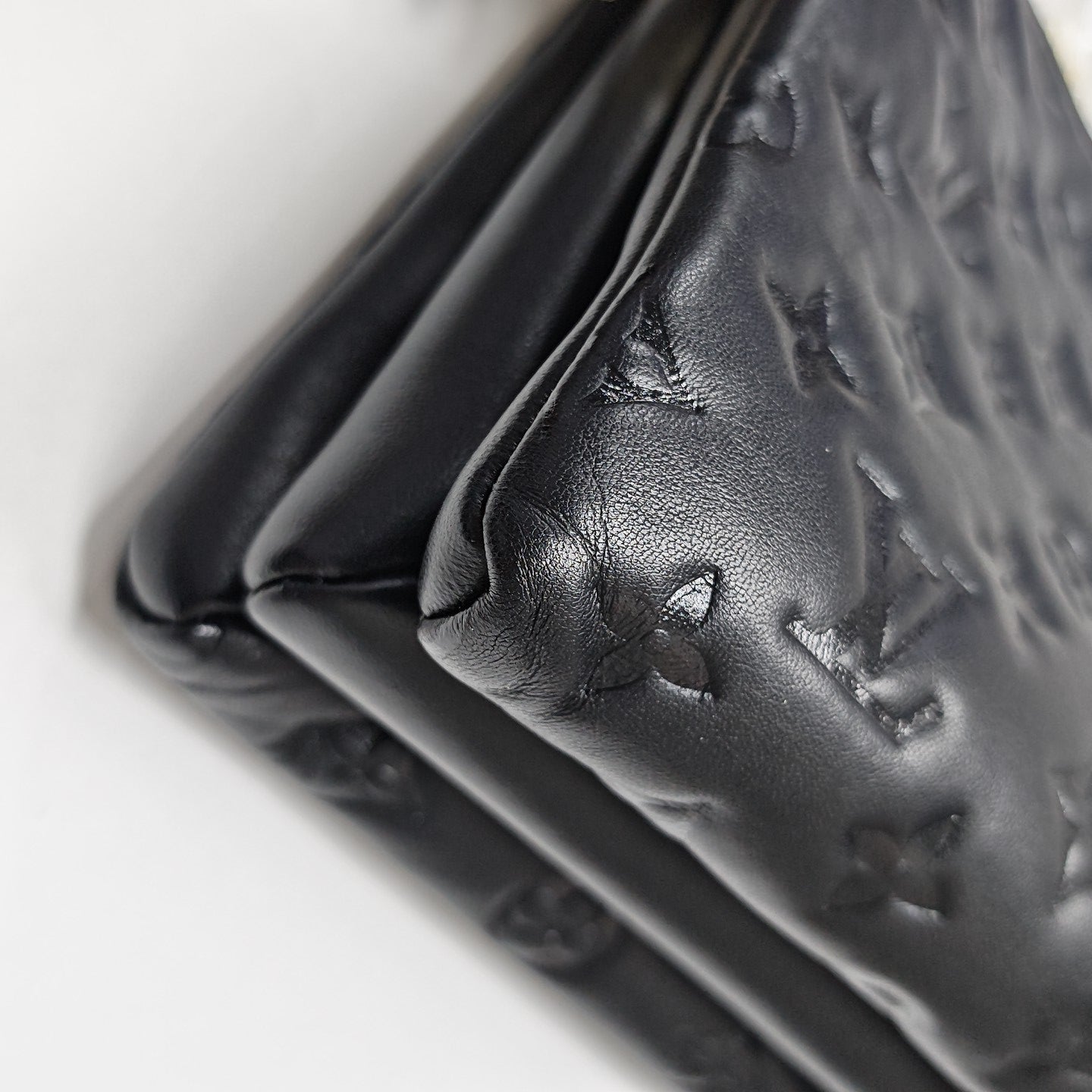 COUSSIN PM Lambskin Black