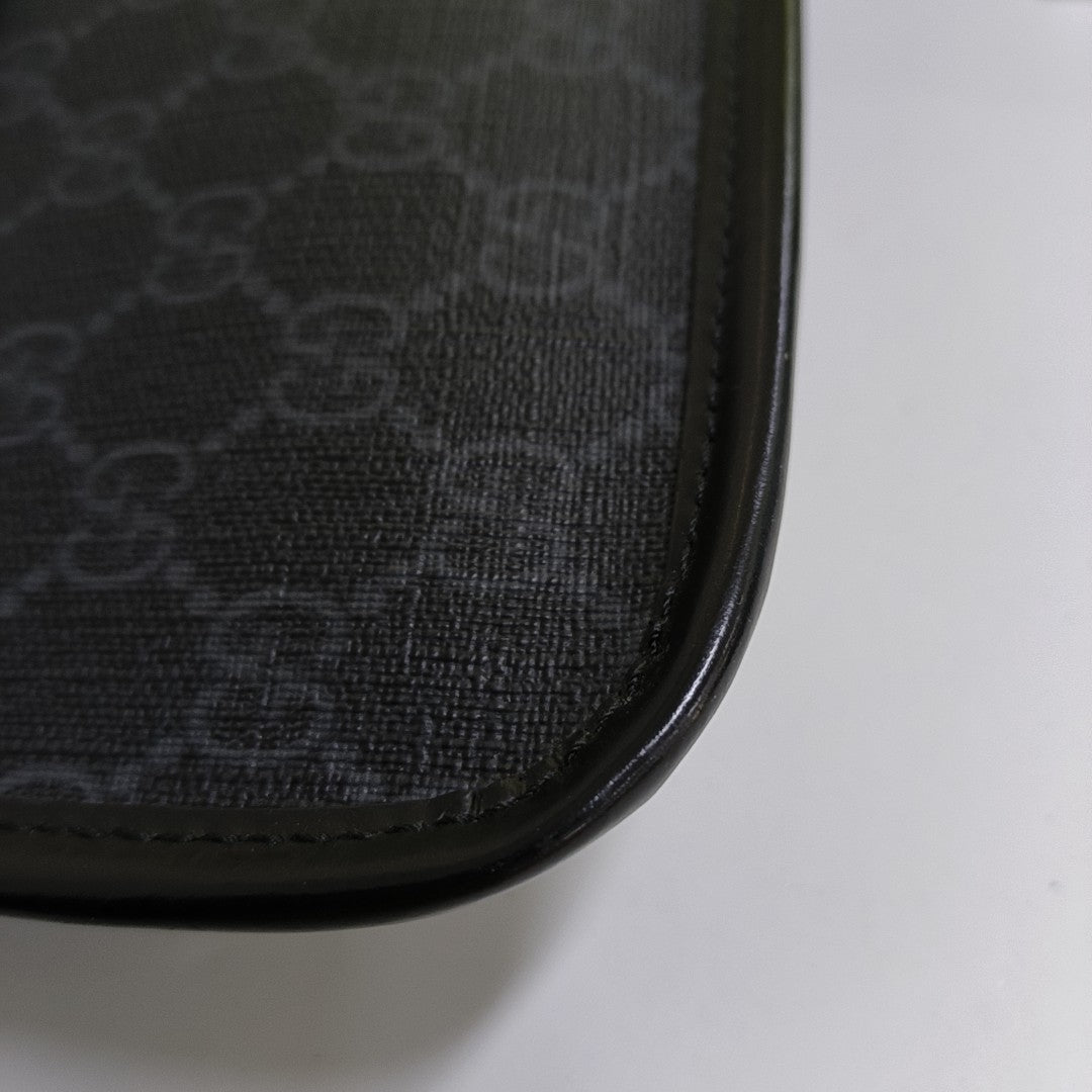 Neo Vintage Monogram Coated Canvas Black