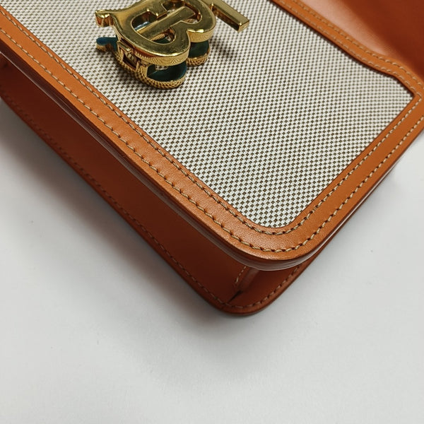 TB Mini Canvas Beige