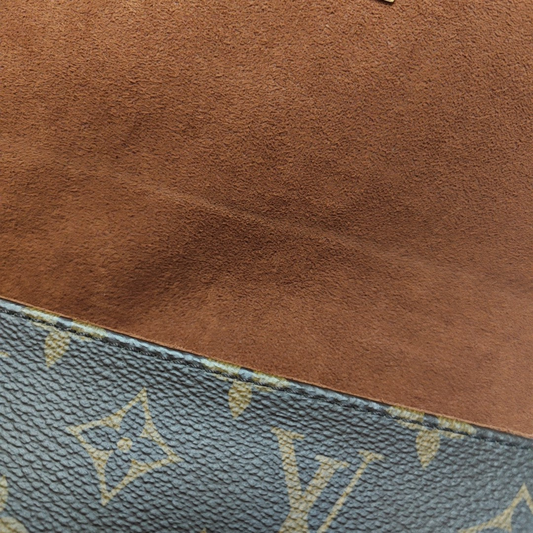 LOCKY BB Monogram Coated Canvas Brown