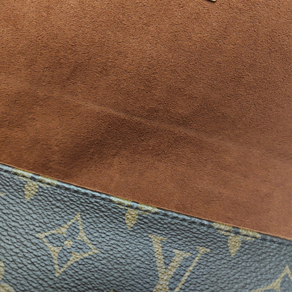 LOCKY BB Monogram Coated Canvas Brown