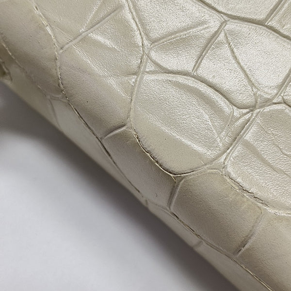 Leather Shoulder Bag Mini White