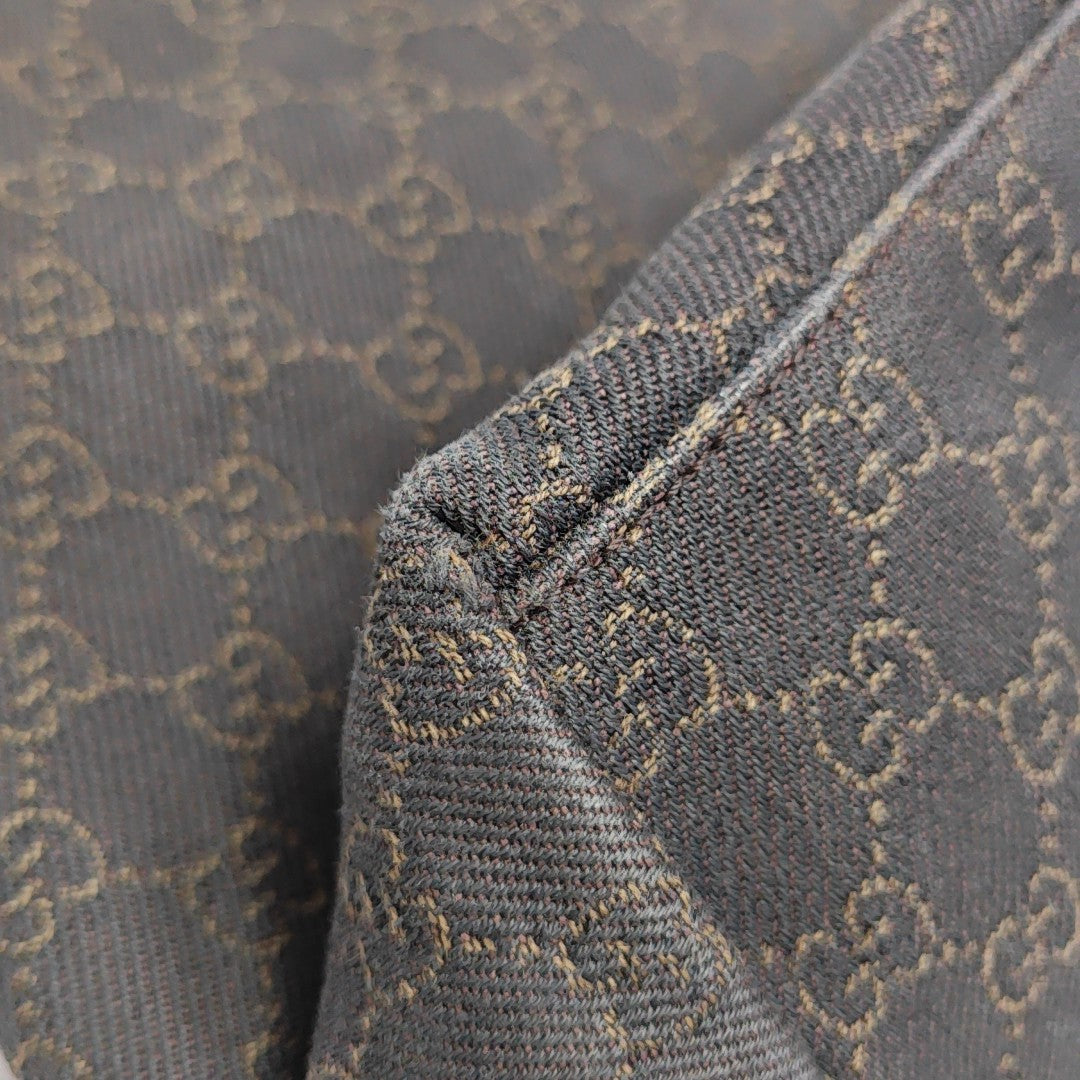 Monogram Canvas Top Handle Bag Brown