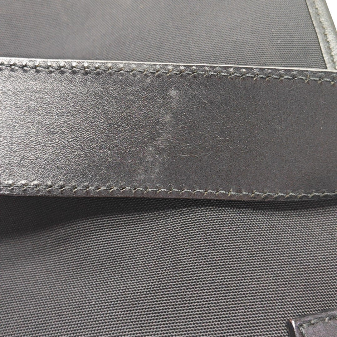 Fabric Shoulder Bag Black