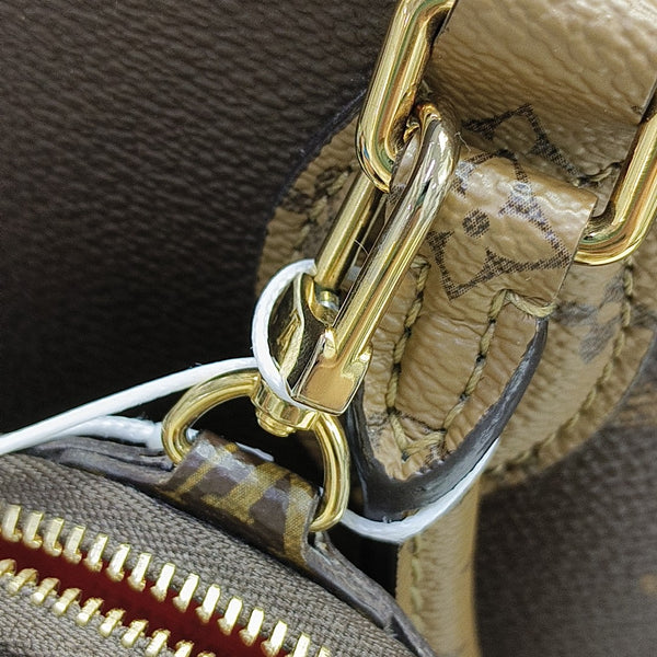 ONTHEGO PM Monogram Coated Canvas Brown