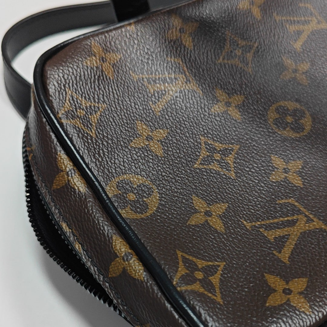 CHRISTOPHER Monogram Coated Canvas Brown
