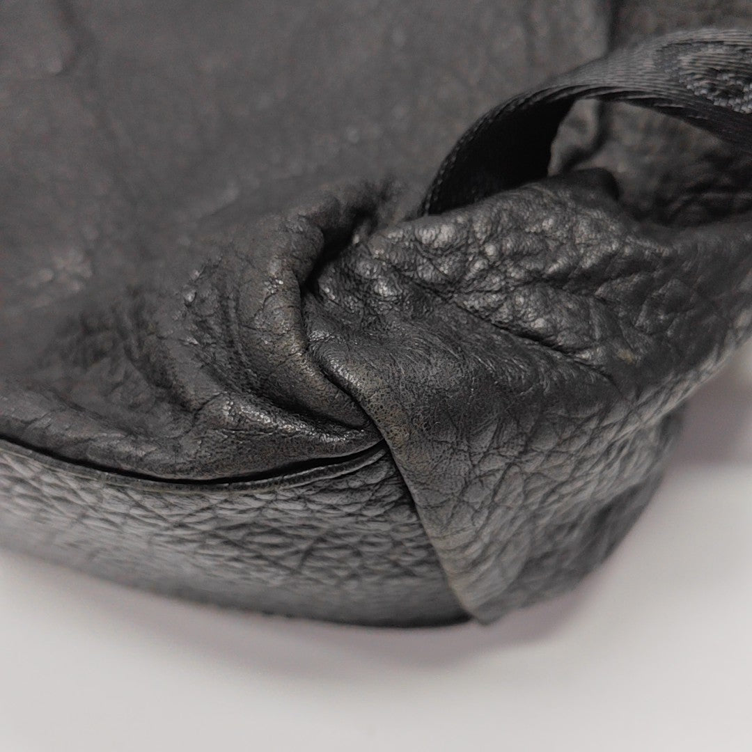 Leather Backpack Black