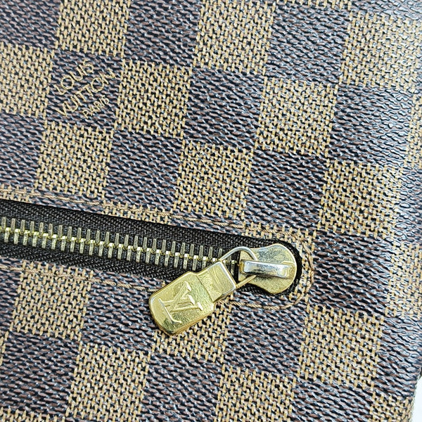 DISTRICT MM Damier Ebene Coated Canvas Brown