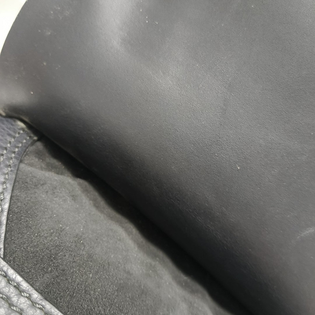 Calfskin Shoulder Bag Black