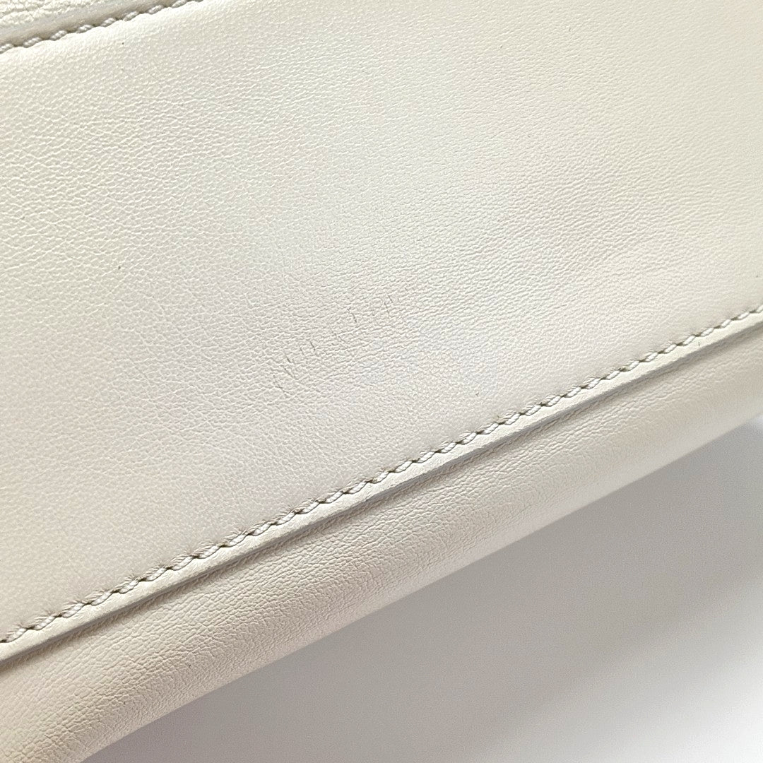 Peekaboo Mini Calfskin White