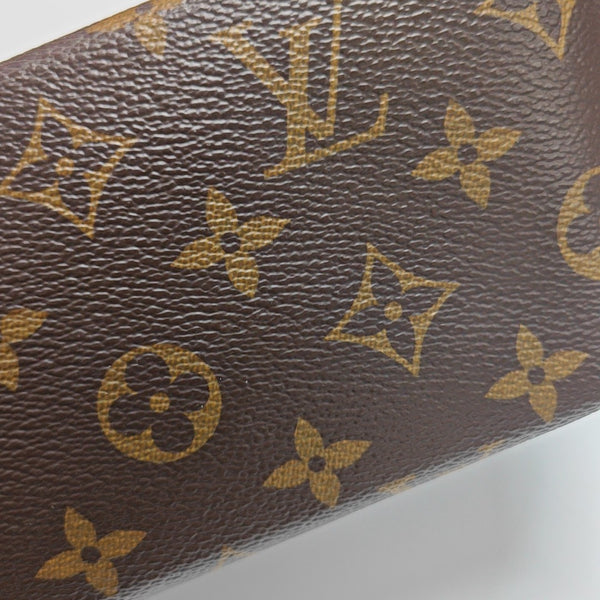 PALLAS BB Monogram Coated Canvas Brown