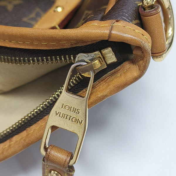 ESTRELA MM Monogram Coated Canvas Brown