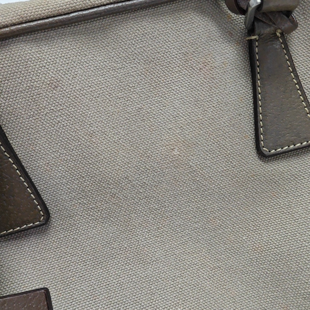Canvas Top Handle Bag Gray