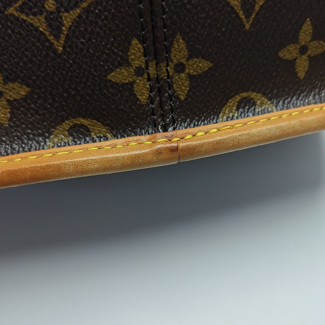SOLOGNE PM Monogram Coated Canvas Brown