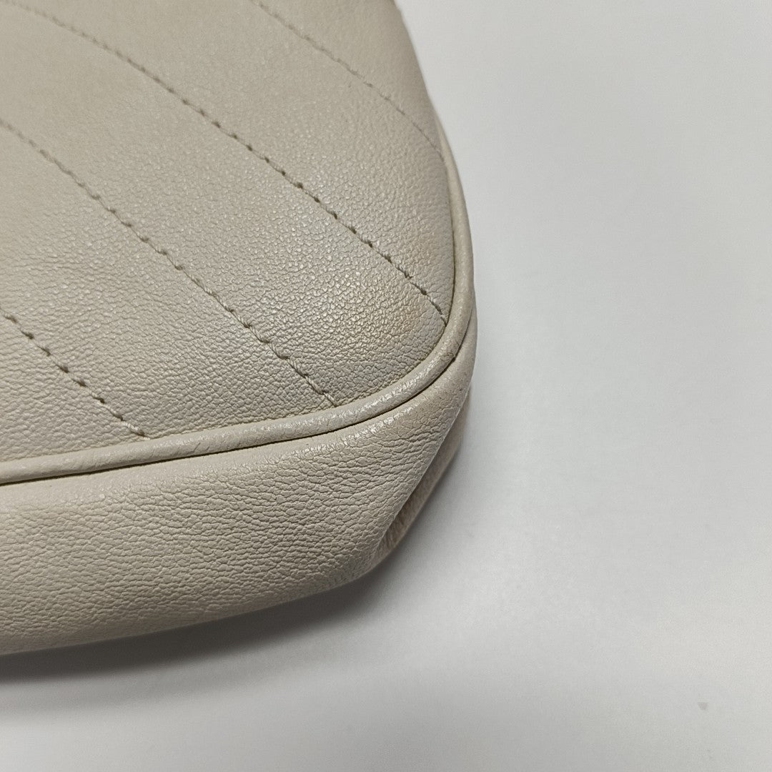 Quilted Calfskin White
