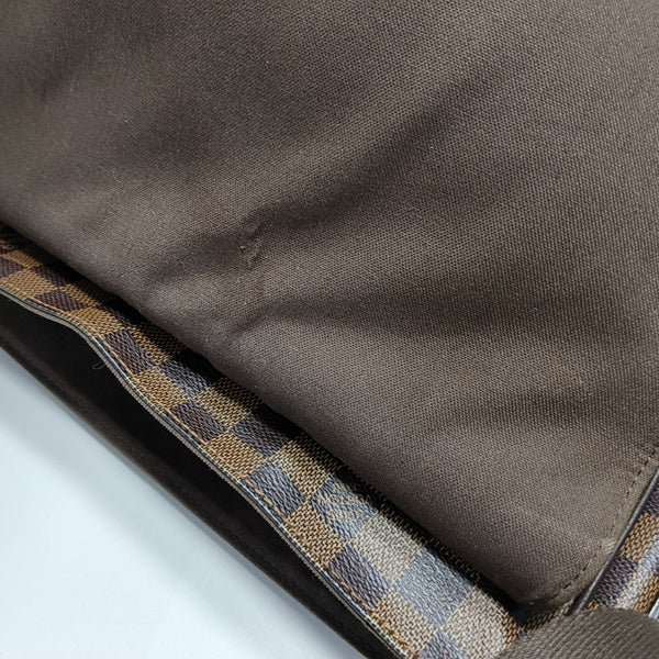 DISTRICT MM Damier Ebene Coated Canvas Brown