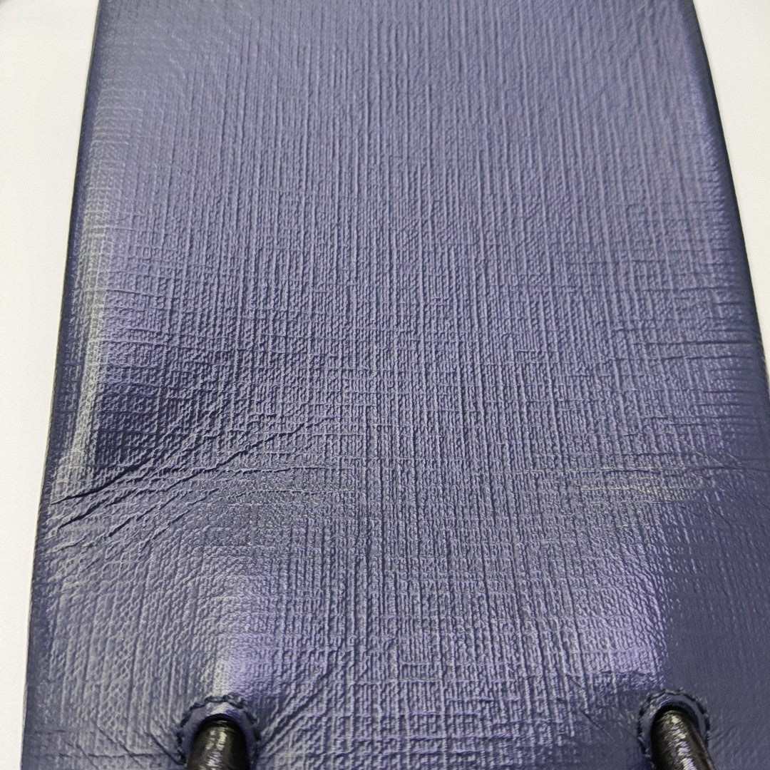 Calfskin Shoulder Bag Blue