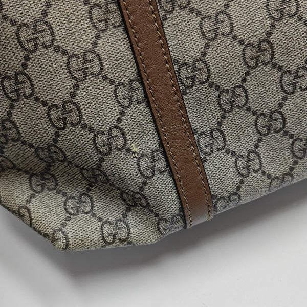 GG Supreme Monogram Coated Canvas Black