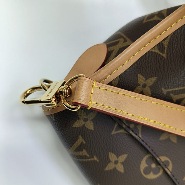 DIANE Monogram Coated Canvas Brown