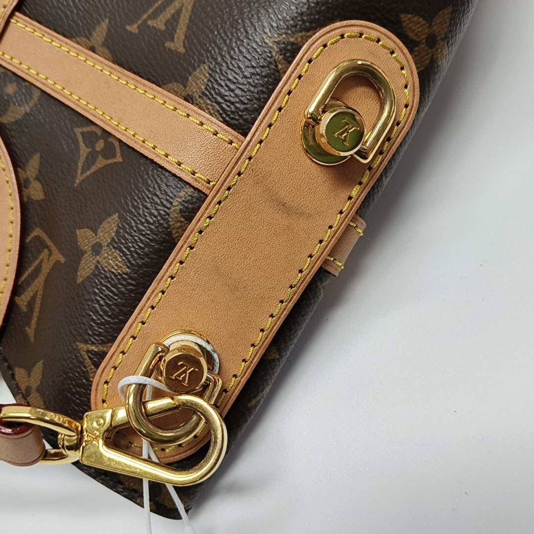 DUFFLE Monogram Coated Canvas Brown