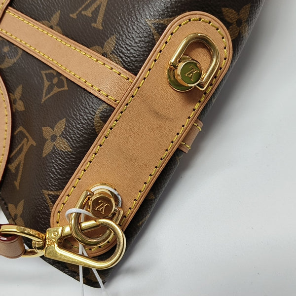 DUFFLE Monogram Coated Canvas Brown