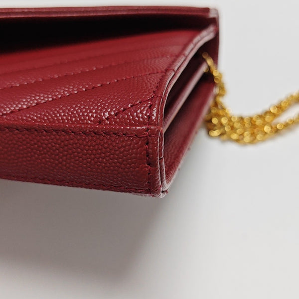 MONOGRAM Medium Chevron Calfskin Red