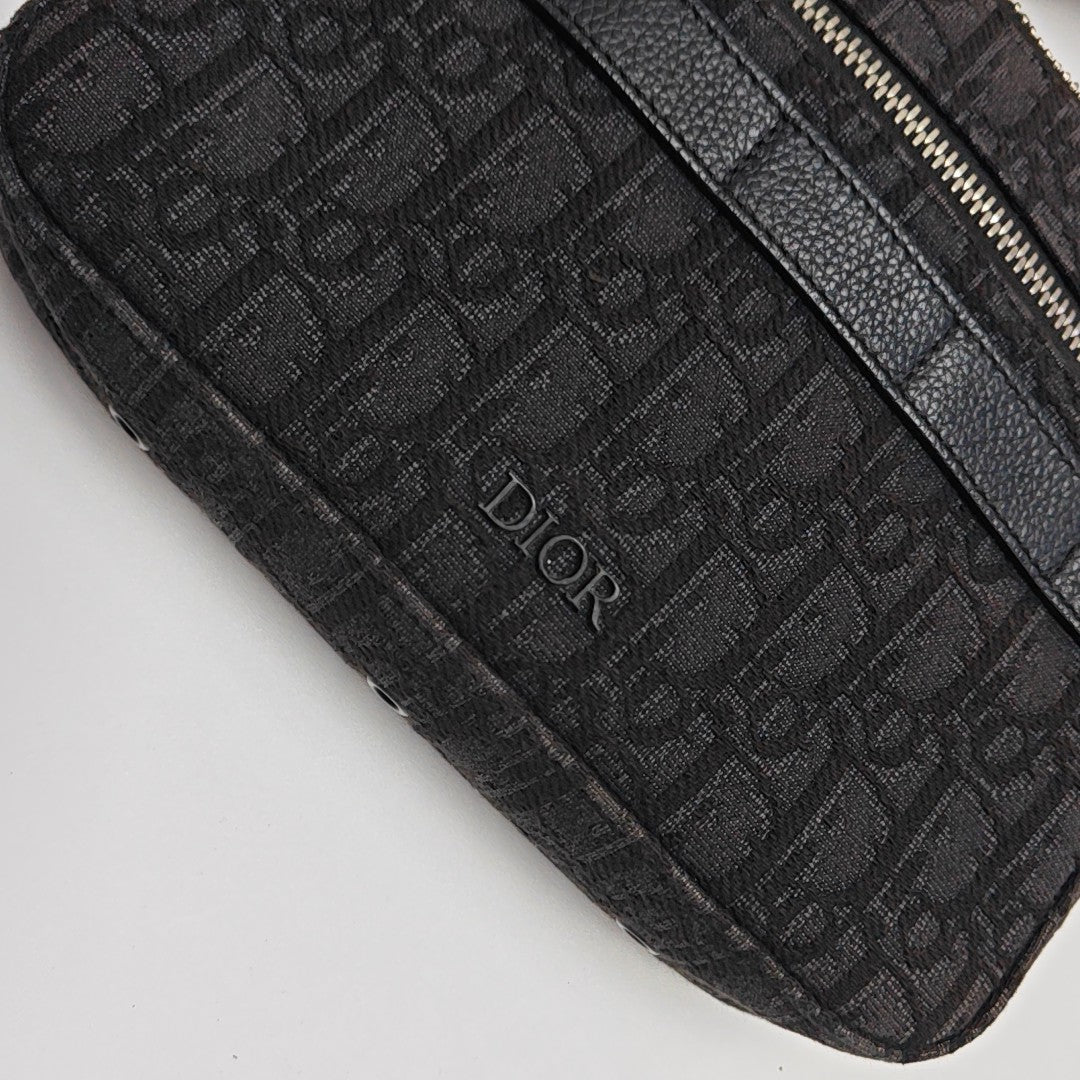 Safari Oblique Canvas Black