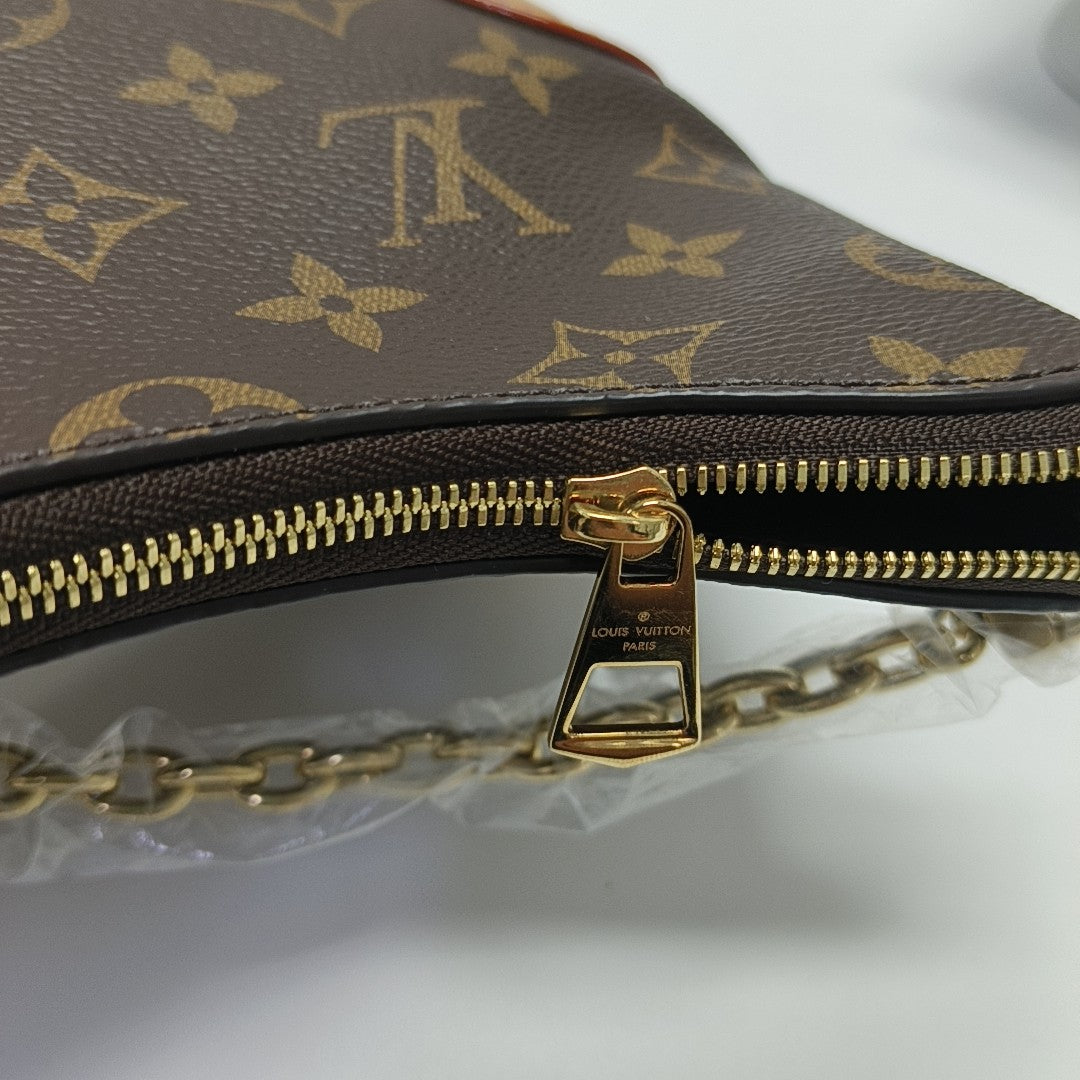 BOULOGNE Nano Monogram Coated Canvas Brown