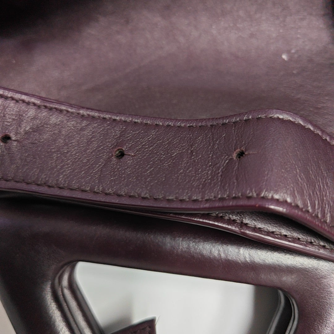 The Triangle Calfskin Purple