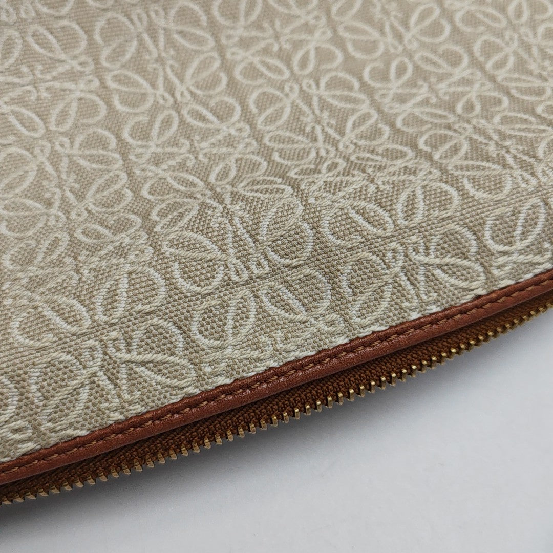 Cubi Monogram Canvas Beige